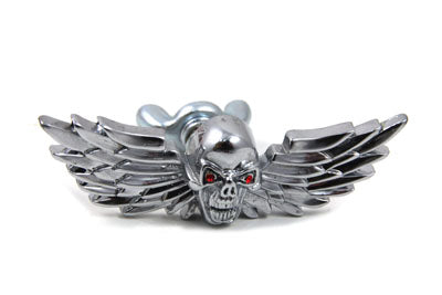 HARLEY Skull with Wings Medallion Set fits 0-  All,