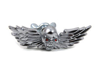 HARLEY Skull with Wings Medallion Set fits 0-  All,