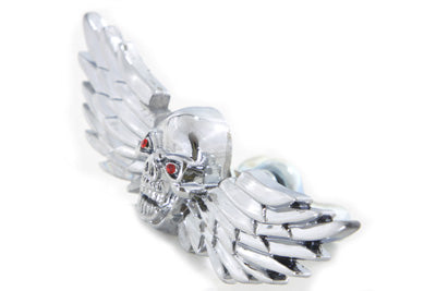 HARLEY Skull with Wings Medallion Set fits 0-  All,
