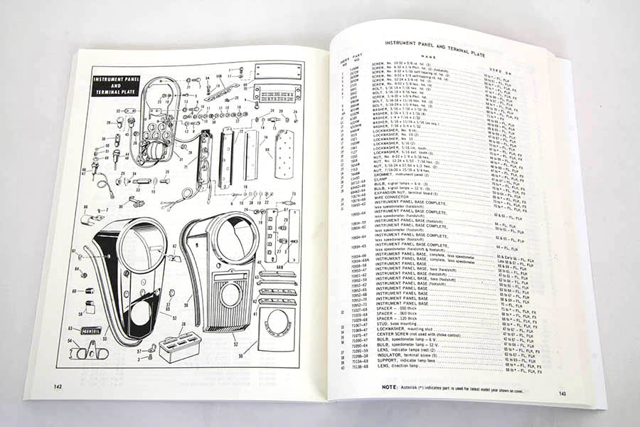 HARLEY 1961-1971 FL Ersatzteilhandbuch Passend für 1961-1971 FL, 1971-1971 FX,