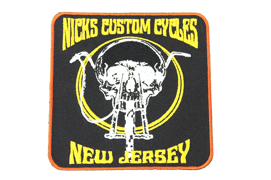HARLEY Nick's Custom Cycle NJ Aufnäher-Set Passend für 0- Alle Modelle