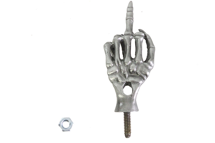 HARLEY Mittelfinger Nummernschildaufsatz mit Bolzenbefestigung, passend für 0- individuell, Applikation