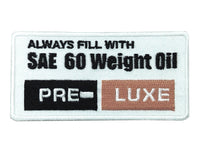 HARLEY SAE 60 Gewichtsölaufnäher Passend für 0- Alle,
