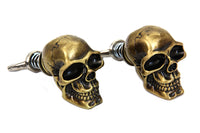 HARLEY Gold Skull Kennzeichenschrauben-Set Passend für 0- individuell, nach Anwendung