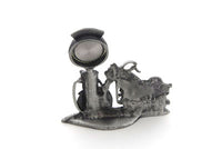 HARLEY V-Twin Pewter Motorraduhr 4-1/2 Zoll hoch Passend für 0- Alle Modelle