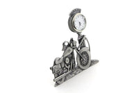HARLEY V-Twin Pewter Motorraduhr 4-1/2 Zoll hoch Passend für 0- Alle Modelle