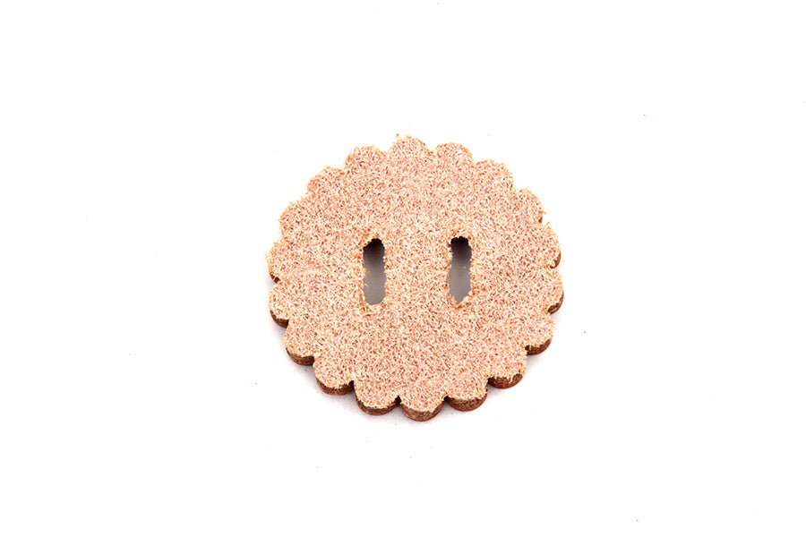 HARLEY Rosette aus Naturleder mit Concho 1-3/4 Zoll Passend für 0- Alle, Modelle