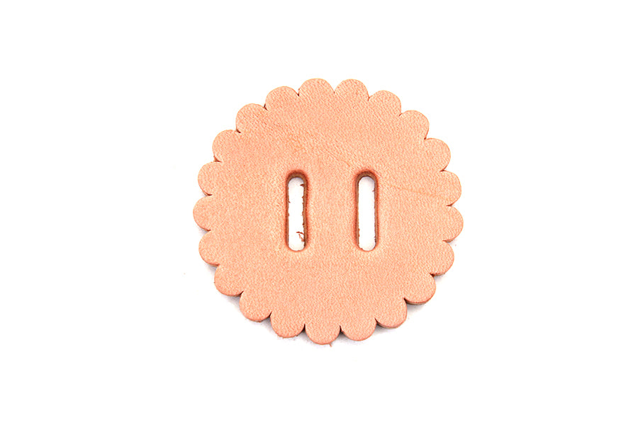 HARLEY Rosette aus Naturleder mit Concho 2 Zoll Passt 0- Alle Modelle