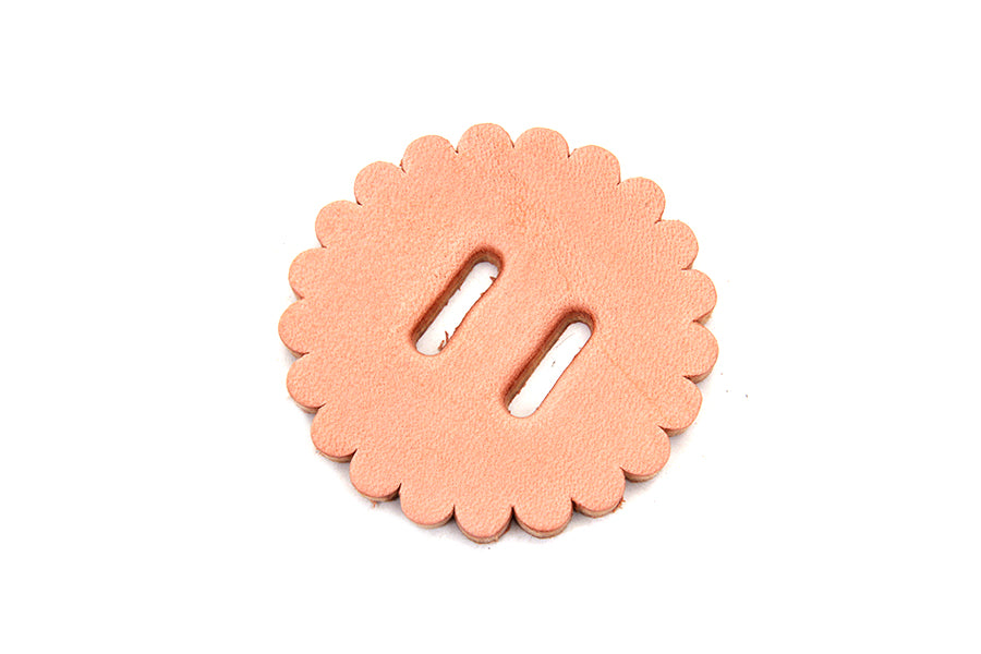 HARLEY Rosette aus Naturleder mit Concho 2 Zoll Passt 0- Alle Modelle