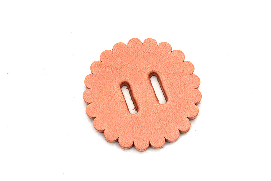 HARLEY Rosette aus Naturleder mit Concho 2 Zoll Passt 0- Alle Modelle