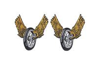 HARLEY Winged Wheel Patch Set fits 0-  All,