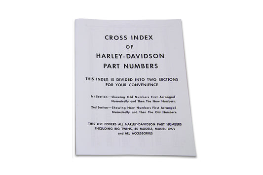 HARLEY Paint and Number Reference Book Fits 0-  Custom, applications