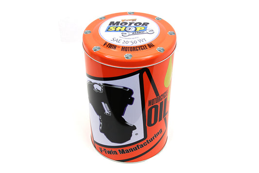 HARLEY 1.5 Gallon V-Twin Round Oil Can fits 0-  All, models