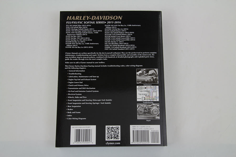 HARLEY Clymer Reparaturhandbuch für 2011-Up FXST, FLST Passend für 2011-2017 FXST, 2011-2017 FLST,