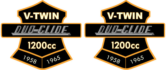 HARLEY 1958-1965 Style Duo Glide Patches Fits 0-  All, Applications
