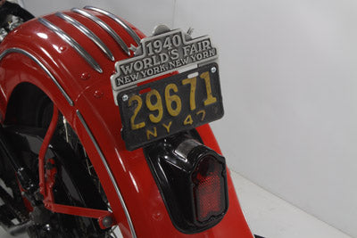 HARLEY 1940 Weltausstellung Nummernschild-Aufsatz Passend für 0-Alle Modelle