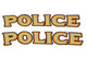 HARLEY Front Fender  inchPolice inch Decal Set fits 1941-1984 FL,