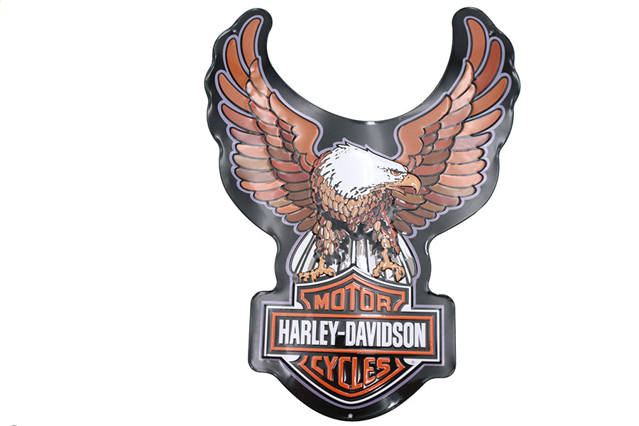 HARLEY Harley Davidson Bar & Shield Eagle Tin Sign Fits 0-  All, models