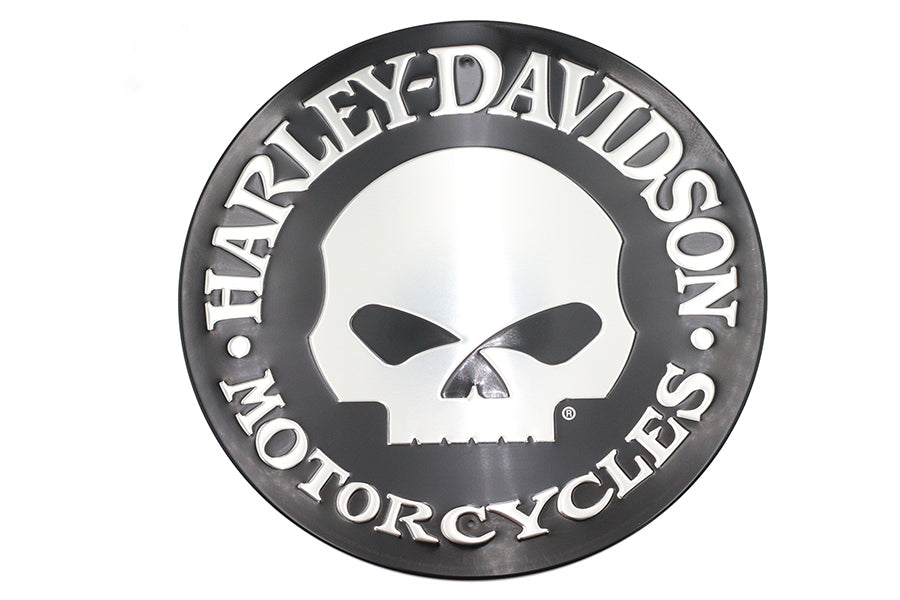 HARLEY Harley Davidson Skull Blechschild Passend für 0- Alle Modelle