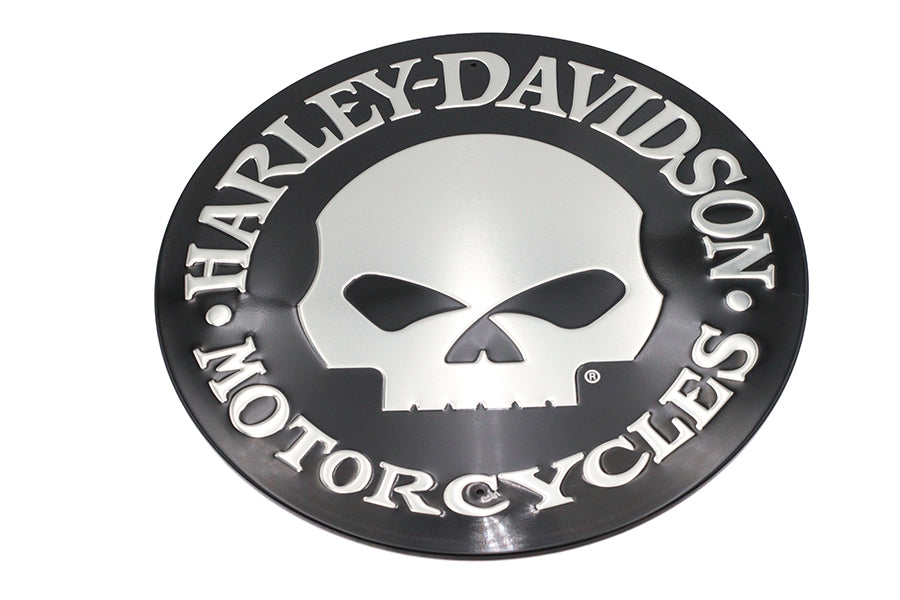 HARLEY Harley Davidson Skull Blechschild Passend für 0- Alle Modelle