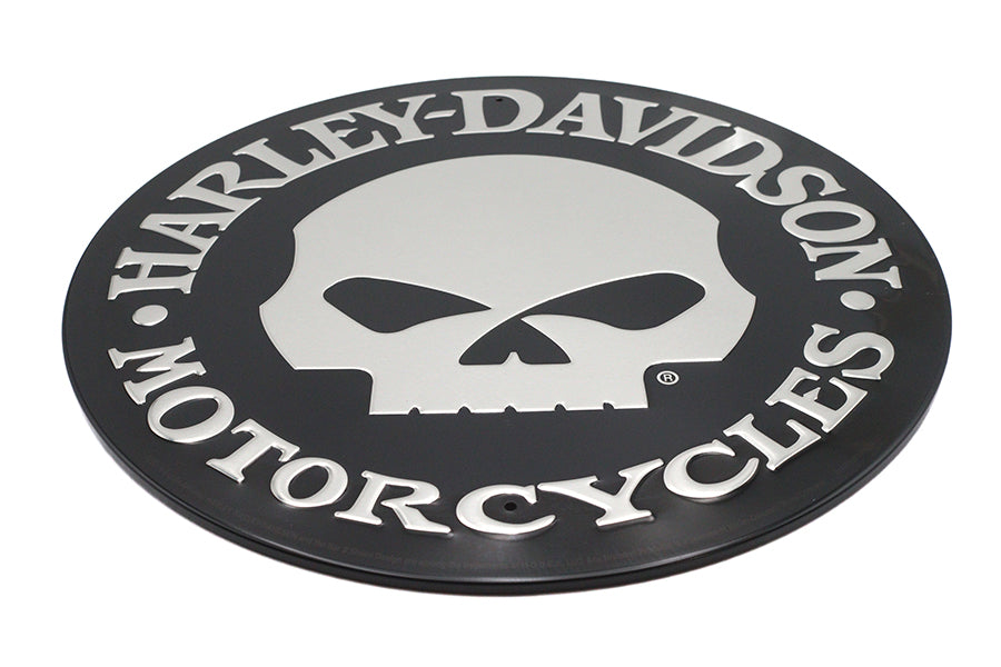 HARLEY Harley Davidson Skull Blechschild Passend für 0- Alle Modelle