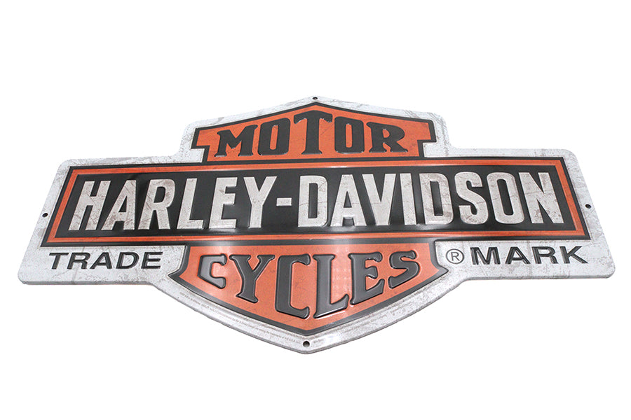 HARLEY Harley Davidson ノスタルジックバー&シールド ティンサイン 0- すべてのモデルに適合