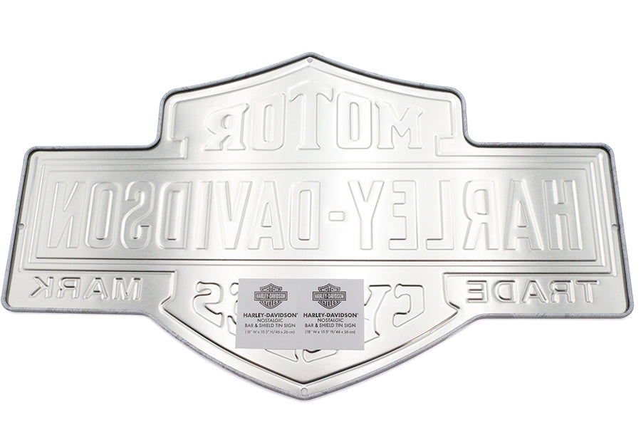HARLEY Harley Davidson ノスタルジックバー&シールド ティンサイン 0- すべてのモデルに適合