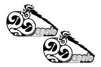 HARLEY D&D Cycle Aufnäher Set passend für 0- Alle Modelle