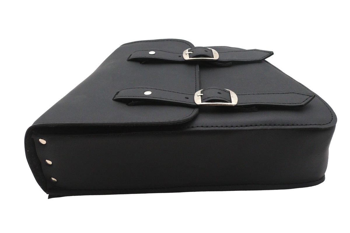 LEDER-SATTELTASCHE RECHTS, BRAUN