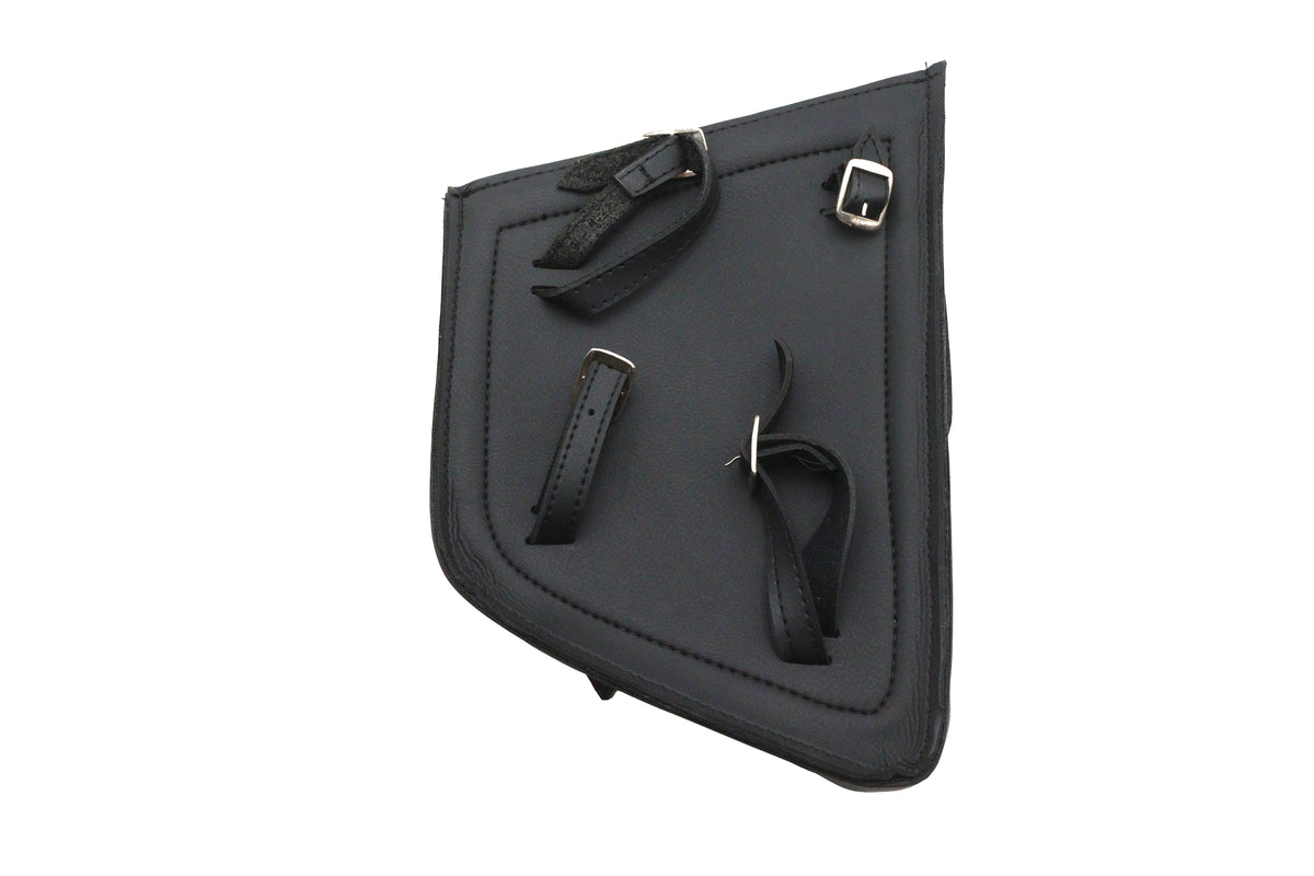 LEDER-SATTELTASCHE RECHTS, BRAUN