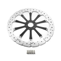 Custom Chrome HARLEY 18" CONTRAST CUT/ POLISHED FRONT TWO-PIECE ROTOR