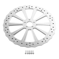 Custom Chrome HARLEY 18" POLISHED STEELESS STEEL FRONT BRAKE ROTOR