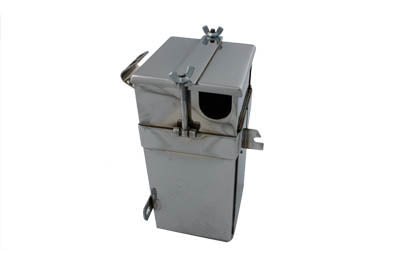 HARLEY 45 Zoll WL Chrom Batteriebox Passend für 1929-1931 DL, 1932-1936 WL, 1937-1952 WL,