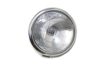 HARLEY 6-1/2 inch Round Headlamp Chrome Fits 1936-1940 EL,   1941-1948 FL,   1936-1957 G,   1936-195