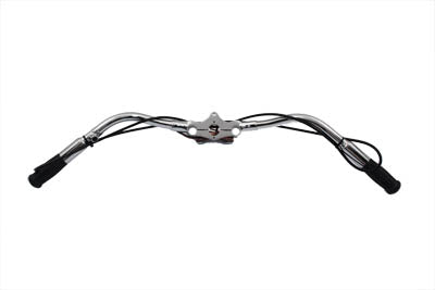 HARLEY Speedster Handlebar Chrome fits 1936-1940 EL,  1941-1945 FL,  1936-1952 WL,  1936-1958 G,  1938-1945 UL,