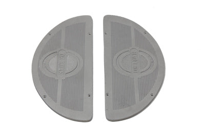 HARLEY Deluxe Footboard Insert Aluminum Fits 1940-1965 FL,   1940-1952 WL,   1940-1973 G,   1940-194