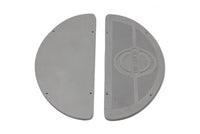 HARLEY Deluxe Trittbrett-Einlage Aluminium Passend für 1940-1965 FL, 1940-1952 WL, 1940-1973 G, 1940-194