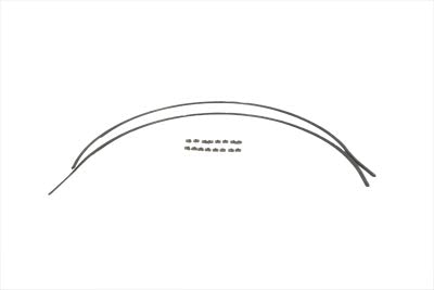 HARLEY Servi-Car Rear Fender Trim Set Stainless fits 1939-1954 G,