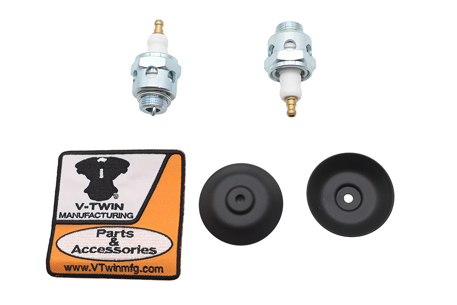 HARLEY Globe 18mm Zündkerzen-Kit passend für 1941-1947 FL, 1936-1947 EL, 1936-1947 W, 1936-1947 U,