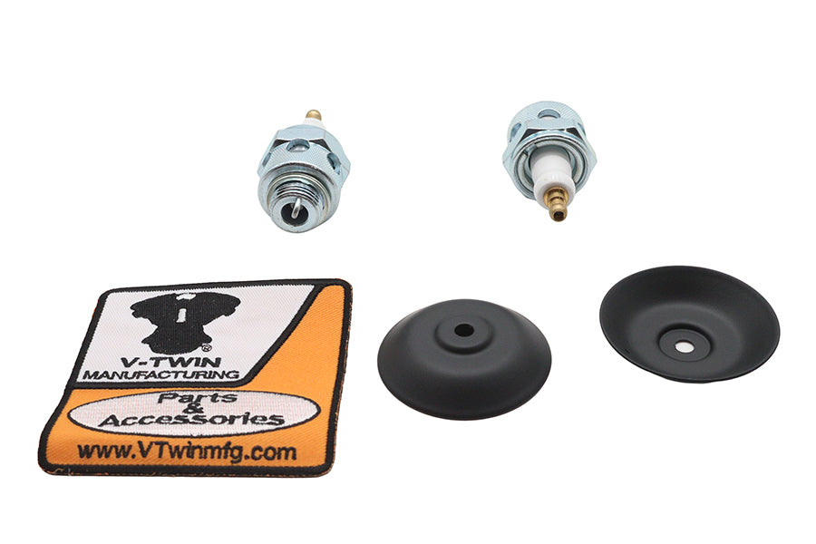 HARLEY Globe 18mm Zündkerzen-Kit passend für 1941-1947 FL, 1936-1947 EL, 1936-1947 W, 1936-1947 U,