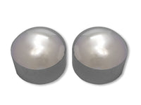 HARLEY Auxiliary Seat Spring Dome Cover Set Polished Fits WL 1936-1952,   EL 1936-1940,   UL 1937-19