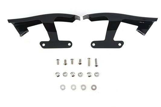 HARLEY Black Saddlebag Filler Strip Set Fits 2009-2013 FLT,