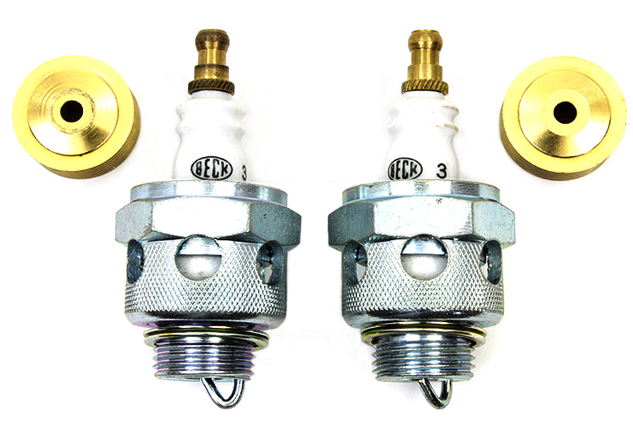 HARLEY Globe 18mm Zündkerzen-Kit Passend für 1936-1947 EL, 1941-1947 FL, 1937-1947 UL,