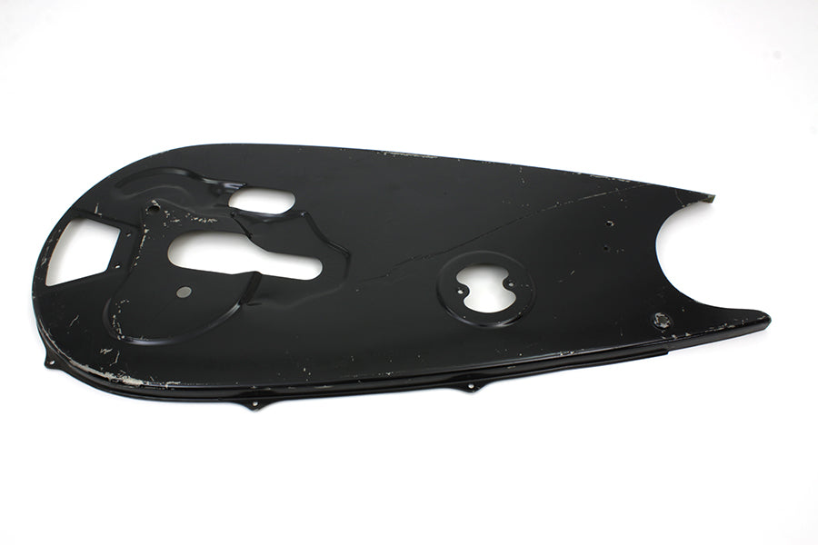 HARLEY starre, schwarze Kettenschutzabdeckung, passend für EL Modelle von 1936-1952, FL Modelle von 1941-1957,
