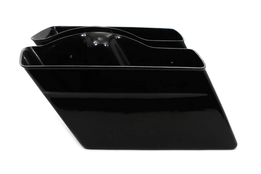 HARLEY Schwarze Satteltaschenunterteile passend für 1985–1992 FLT,
