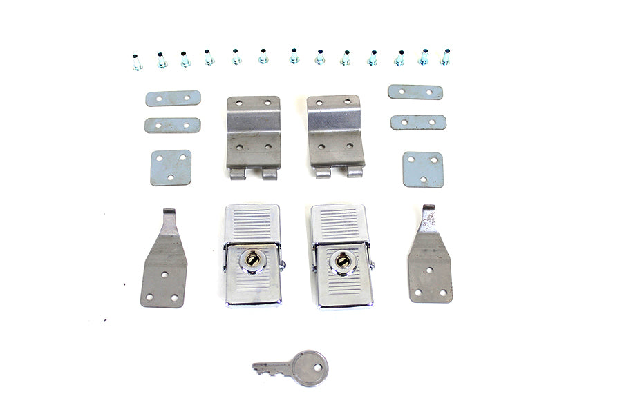 HARLEY 1964-1968 FL Saddlebag Lock Kit Fits 1964-1968 FL,   1964-1968 XLH,