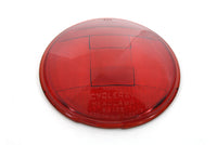 HARLEY Replica Headlamp Glass Lens Red fits 1936-1940 EL,  1941-1948 FL,