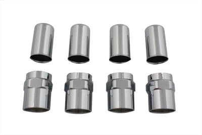 HARLEY Chrome Valve Cover Set Fits 1936-1941 GD,   1936-1963 G,   1936-1973 GE,   1937-1941 WLDR,