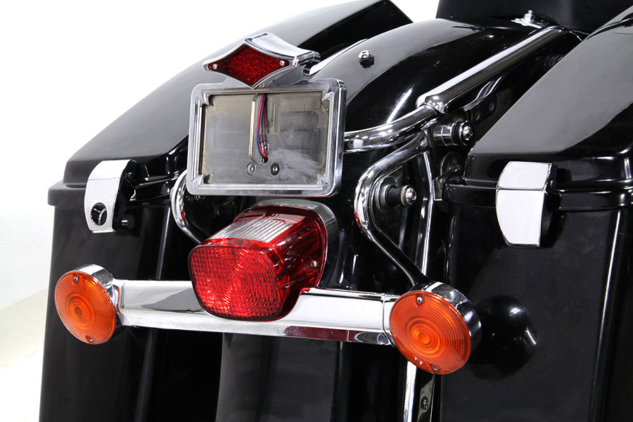 HARLEY Wyatt Gatling Chrome Tour-Pak Luggage Latch Kit fits 2006-2013 FLT,