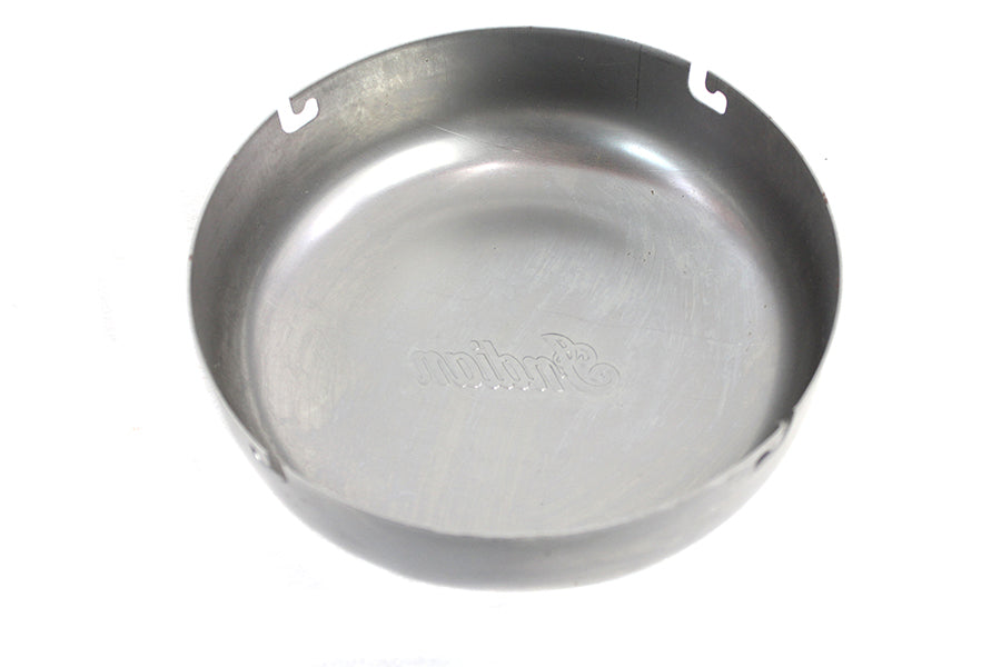HARLEY 7 inch Script Air Cleaner Cover Raw Fits 1922-1953 Chief,   1920-1946 Scout,